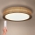 Brilagi - dimmbare LED-Deckenleuchte COCI LED/48W/230V 3000-6500K Ø 39 cm Holzdekor/Schwarz + Fernbedienung