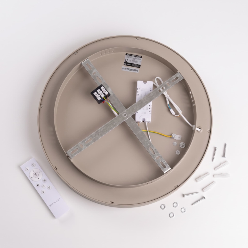 BRILAGI - Dimmbare LED-Deckenleuchte FALCON II LED/67W/230V 3000-6500K Ø 40 cm weiß/beige + Fernbedienung