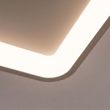 BRILAGI - LED-dimmbare Deckenleuchte FALCON SLIM LED/50W/230V 3000-6500K 50x50 cm beige + Fernbedienung