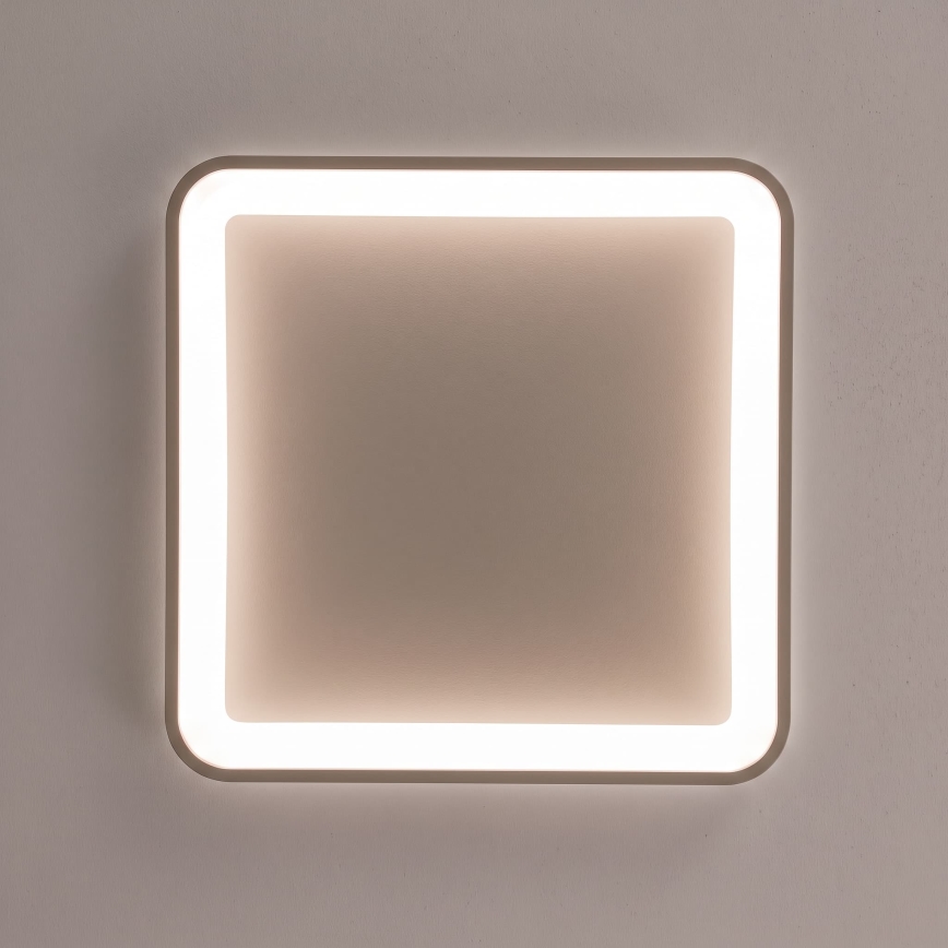 BRILAGI - LED-dimmbare Deckenleuchte FALCON SLIM LED/50W/230V 3000-6500K 50x50 cm beige + Fernbedienung