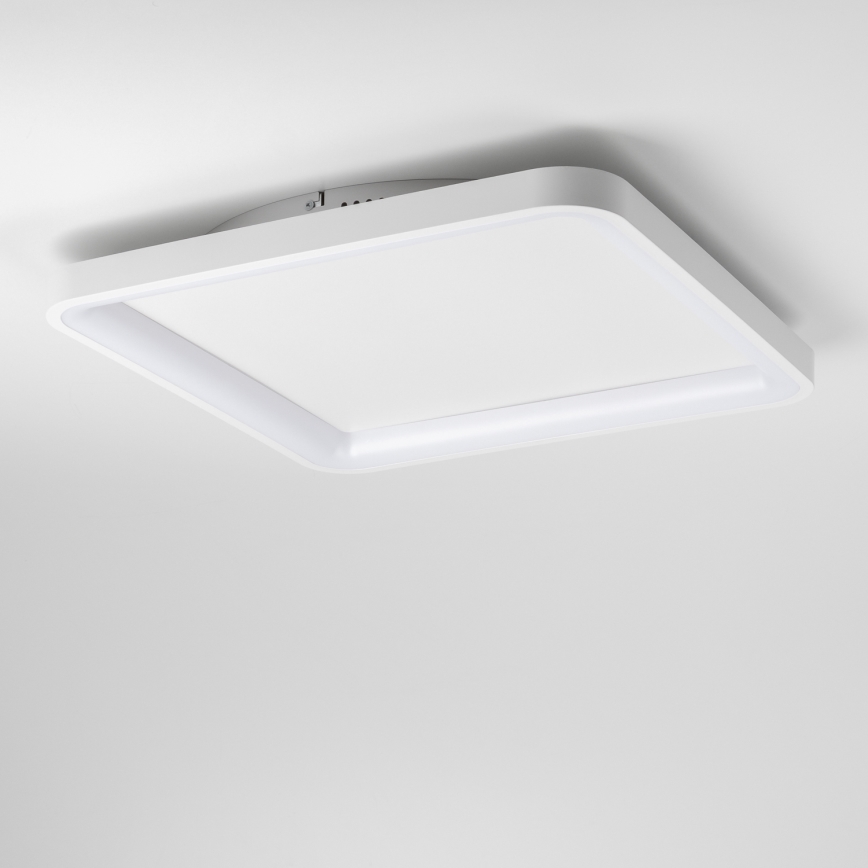 Brilagi - dimmbare LED-Deckenleuchte FALCON SLIM LED/50W/230V 3000-6500K 50x50 cm weiß + Fernbedienung