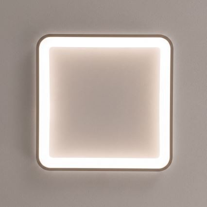 BRILAGI - dimmbare LED-Deckenleuchte FALCON SLIM LED/50W/230V 3000-6500K 50x50 cm weiß/beige + Fernbedienung