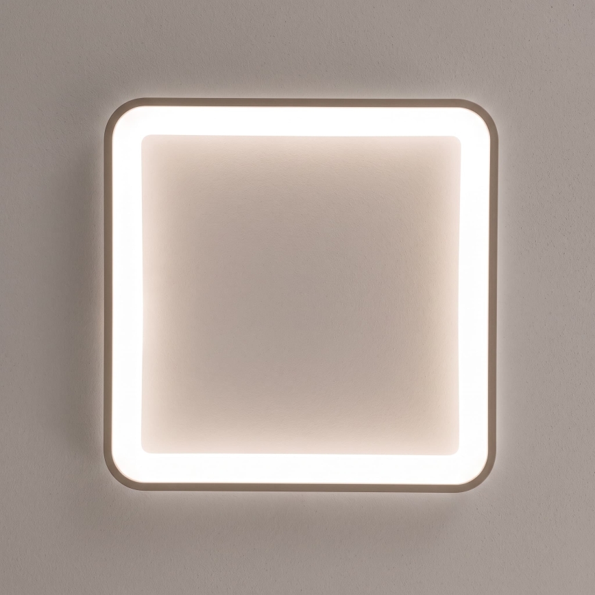 BRILAGI - dimmbare LED-Deckenleuchte FALCON SLIM LED/50W/230V 3000-6500K 50x50 cm weiß/beige + Fernbedienung