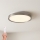 Brilagi - dimmbare LED-Deckenleuchte FANCIA LED/48W/230V 3000-6500K Ø 39 cm Anthrazit + Fernbedienung