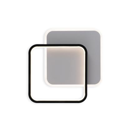 Brilagi - dimmbare LED-Deckenleuchte FLARE LED/43W/230V 3000-6000K 39,5x45 cm weiß/schwarz + Fernbedienung