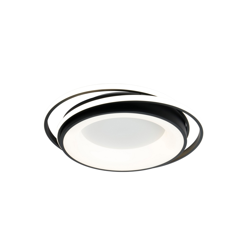 Brilagi - Dimmbare LED-Deckenleuchte FLARE LED/84W/230V 3000-6000K 47x51 cm schwarz + Fernbedienung
