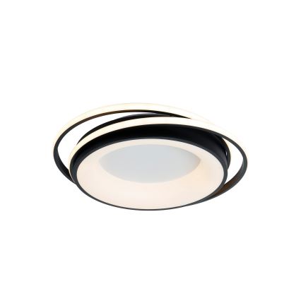 Brilagi - IRIS dimmbare LED-Deckenleuchte, 84 W, 230 V, 3000–6000 K, 47×51 cm, schwarz, inkl. Fernbedienung