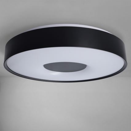 Brilagi - dimmbares LED-Deckenlicht JAMIS LED/48W/230V 3000-6500K Ø 39 cm schwarz + Fernbedienung