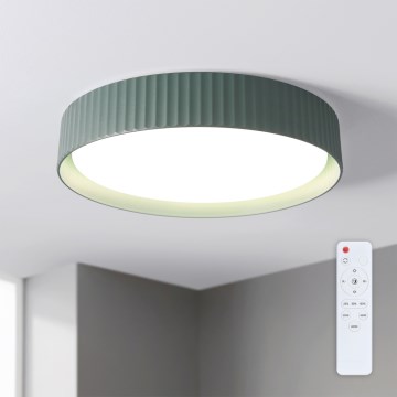 Brilagi - dimmbare LED-Deckenleuchte LUCIA LED/48W/230V 3000-6500K Ø 41 cm grün + Fernbedienung
