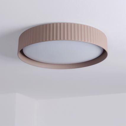 Brilagi - Dimmbare LED-Deckenleuchte LUCIA LED/48W/230V 3000-6500K Ø 41 cm braun + Fernbedienung