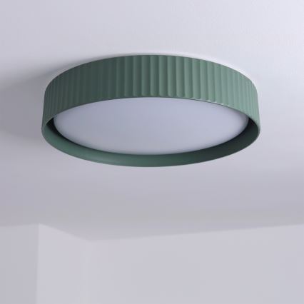 Brilagi - Dimmbare LED-Deckenleuchte LUCIA LED/48W/230V 3000-6500K Ø 41 cm grün + Fernbedienung
