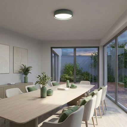 Brilagi - Dimmbare LED-Deckenleuchte LUCIA LED/48W/230V 3000-6500K Ø 41 cm grün + Fernbedienung