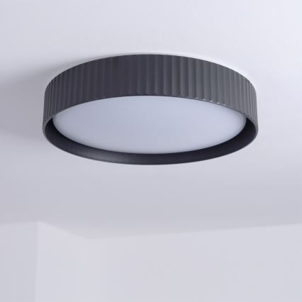 Brilagi - Dimmbare LED-Deckenleuchte LUCIA LED/48W/230V 3000-6500K Ø 41 cm schwarz + Fernbedienung