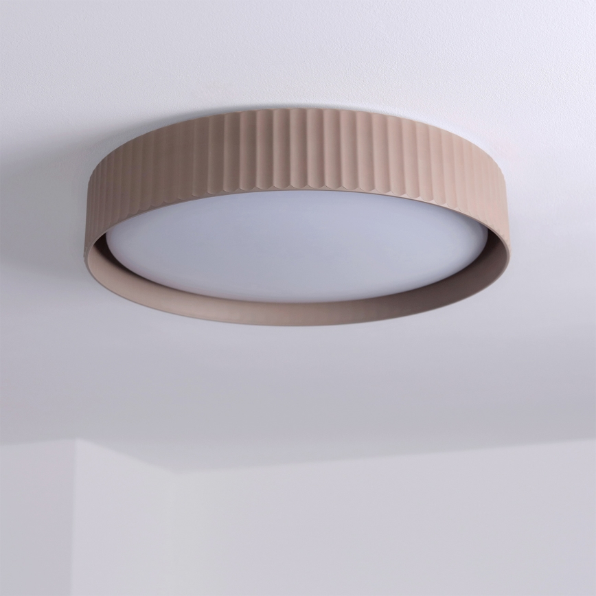 Brilagi - dimmbare LED-Deckenleuchte LUCIA LED/48 W/230 V 3000–6500 K Ø 41 cm Taupe + Fernbedienung