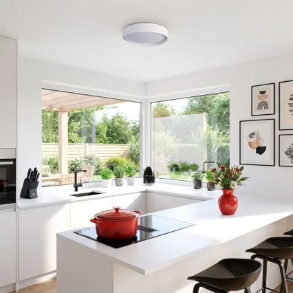 Brilagi - LED-dimmbare Deckenleuchte LUCIA LED/48W/230V 3000-6500K Ø 41 cm weiß + Fernbedienung