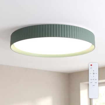 Brilagi - dimmbare LED-Deckenleuchte LUCIA LED/60W/230V 3000–6500K Ø 59 cm grün + Fernbedienung