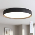 Brilagi - dimmbare LED-Deckenleuchte LUCIA LED/60W/230V 3000–6500K Ø 59 cm schwarz + Fernbedienung