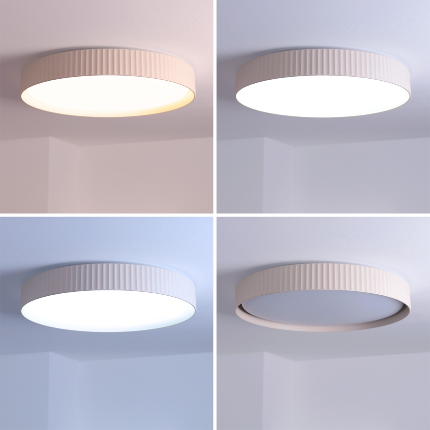 Brilagi - LED-dimmbare Deckenleuchte LUCIA LED/60W/230V 3000–6500K Ø 59 cm beige + Fernbedienung