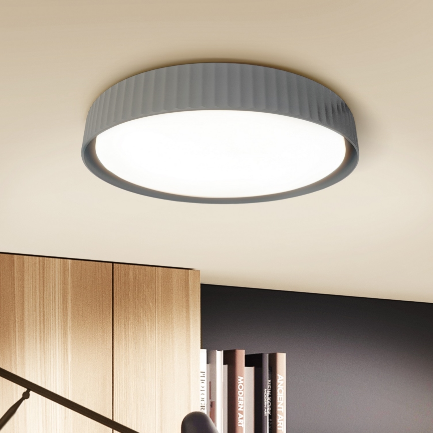 Brilagi - LED-dimmbare Deckenleuchte LUCIA LED/60W/230V 3000-6500K Ø 59 cm grau + Fernbedienung
