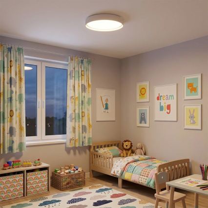 Brilagi - LED-dimmbare Deckenleuchte LUCIA LED/60W/230V 3000-6500K Ø 59 cm weiß + Fernbedienung