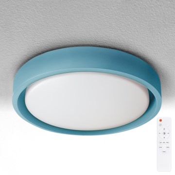Brilagi - dimmbare LED-Deckenleuchte MATTEO LED/48W/230V 3000-6500K Ø 41 cm türkis + Fernbedienung