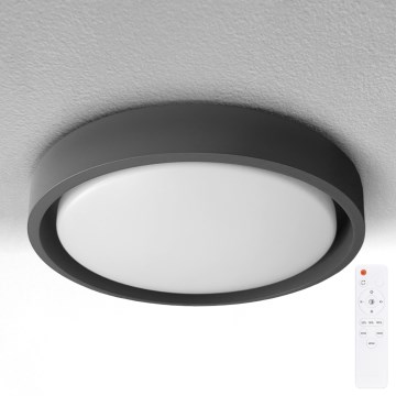 Brilagi - dimmbare LED-Deckenleuchte MATTEO LED/60W/230V 3000-6500K Ø 51,5 cm schwarz + Fernbedienung