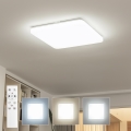 Brilagi - Dimmbare LED-Deckenleuchte MILKY WAY LED/24W/230V 3000-6500K 37x37 cm + Fernbedienung