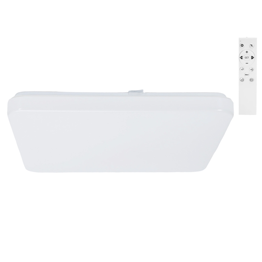 Brilagi - Dimmbare LED-Deckenleuchte MILKY WAY LED/24W/230V 3000-6500K 37x37 cm + Fernbedienung