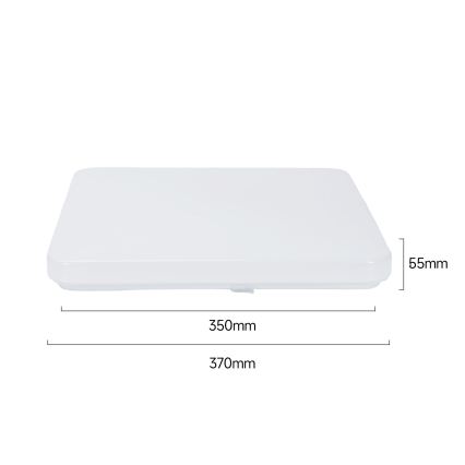 Brilagi - Dimmbare LED-Deckenleuchte MILKY WAY LED/24W/230V 3000-6500K 37x37 cm + Fernbedienung