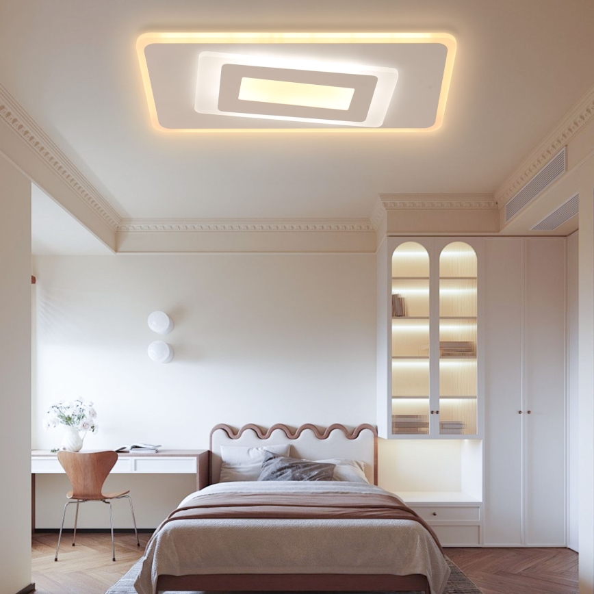Brilagi - Dimmbare LED-Deckenleuchte MODERN LED/51W/230V 2700-6500K + Fernbedienung