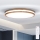 Brilagi - dimmbare LED-Deckenleuchte MOLINA LED/72W/230V 3000-6500K Eiche Ø 78 cm + Fernbedienung
