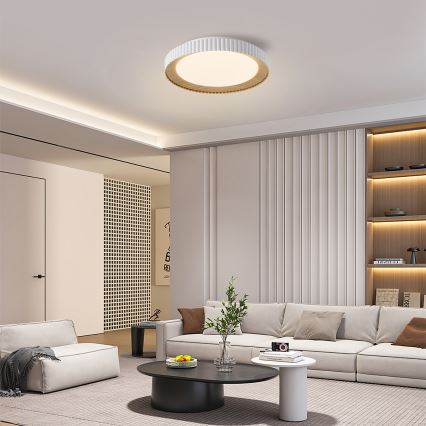 Brilagi - dimmbare LED-Deckenleuchte NEXO LED/48W/230V 3000-6000K weiß Ø 43 cm + Fernbedienung