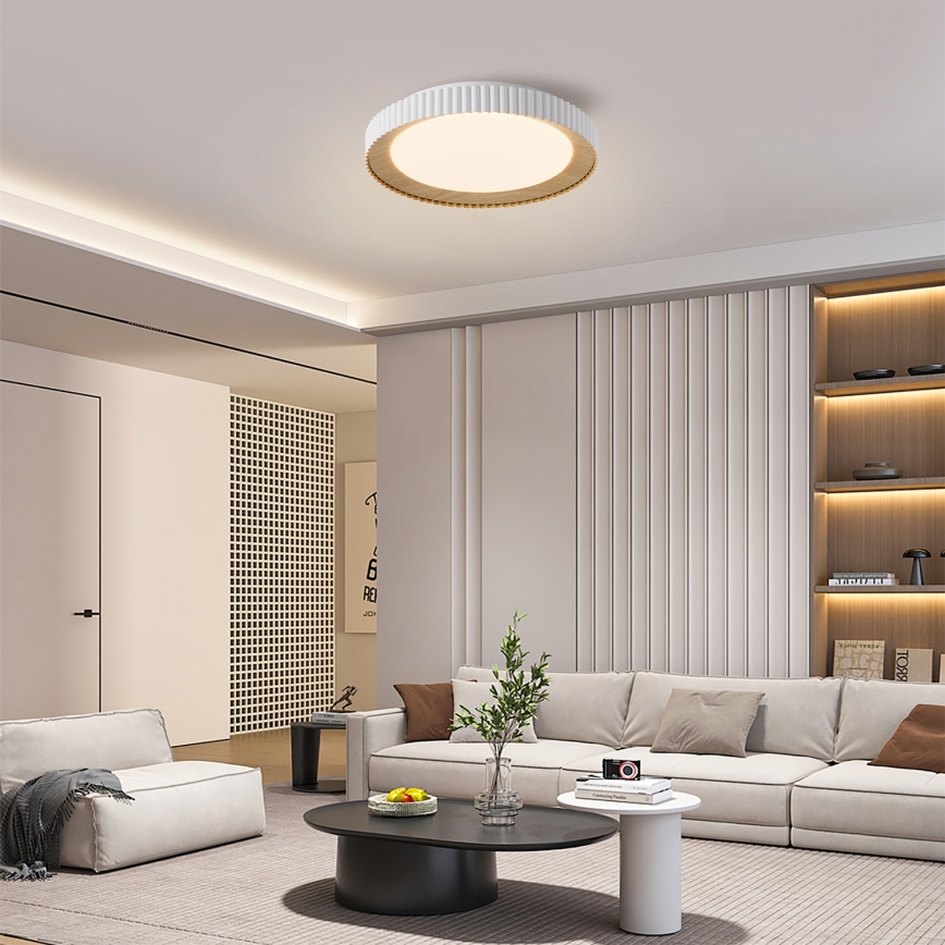 Brilagi - dimmbare LED-Deckenleuchte NEXO LED/48W/230V 3000-6000K weiß Ø 43 cm + Fernbedienung