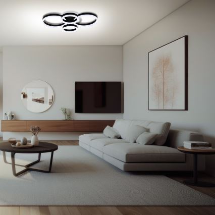 Brilagi - Dimmbare LED-Deckenleuchte ORBITS LED/49W/230V 3000/4000/6000K + Fernbedienung