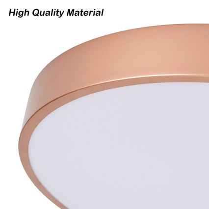 Brilagi - LED-dimmbare Deckenleuchte POOL LED/36W/230V 3000-6000K Ø 30 cm bronzefarben + mit Fernbedienung