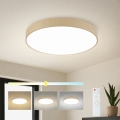 Brilagi - Dimmbare LED-Deckenleuchte POOL LED/60W/230V 3000-6000K Ø 60 cm beige + Fernbedienung