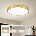 Brilagi - Dimmbare LED-Deckenleuchte POOL LED/60W/230V 3000-6000K Ø 60 cm goldfarben + Fernbedienung