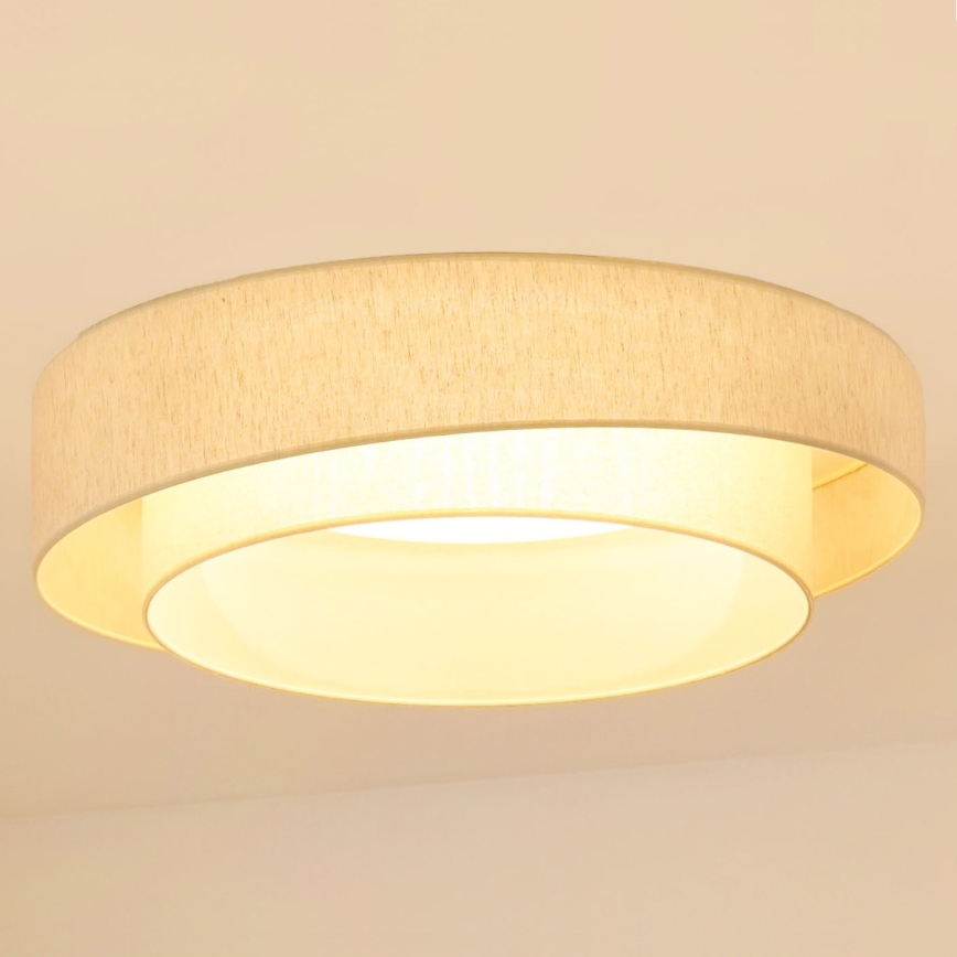 Brilagi - Dimmbare LED-Deckenleuchte SHINE LED/24W/230V 3000/4000/6500K cremefarben + Fernbedienung