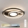 Brilagi - dimmbare LED-Deckenleuchte TWIRL LED/38W/230V 3000-6000K schwarz + Fernbedienung