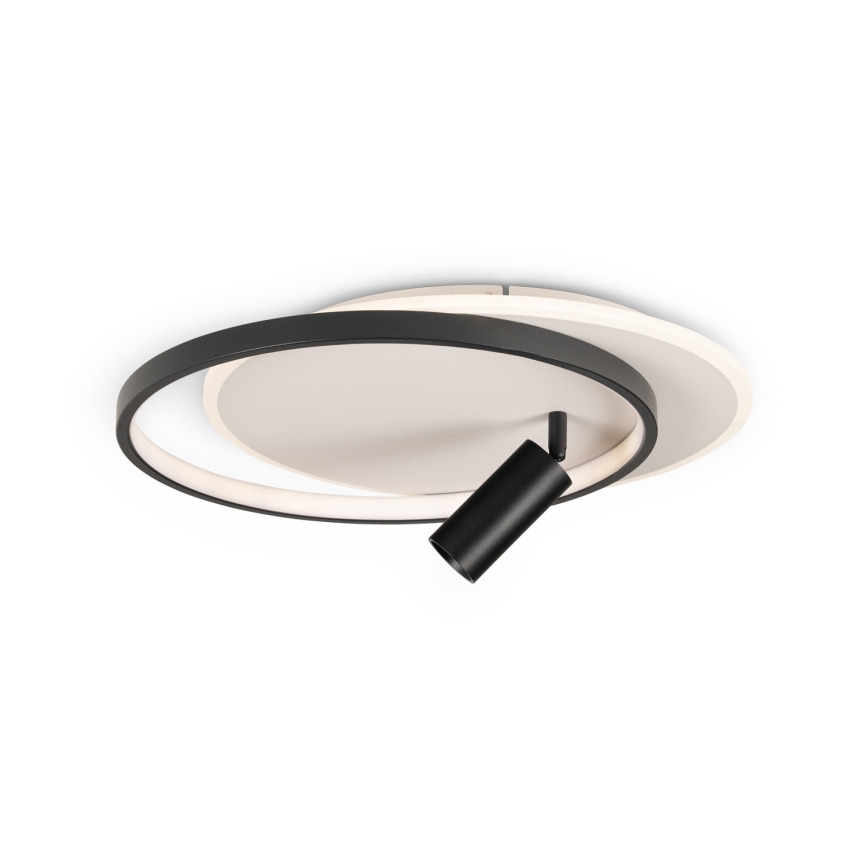 Brilagi - dimmbare LED-Deckenleuchte UNITY LED/48W/230V + 1xGU10/3W 3000-6000K 39x45 cm weiß/schwarz + Fernbedienung