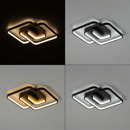 Brilagi - Dimmbare LED-Deckenleuchte VELO LED/64W/230V 3000-6500K 48x48 cm + Fernbedienung