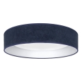 Brilagi - Dimmbare LED-Deckenleuchte VELVET SMART VARI LED/24W/230V 3000-6500K Ø 45 cm blau + Fernbedienung