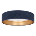 Brilagi - Dimmbare LED-Deckenleuchte VELVET SMARTIX STARS LED/36W/230V 3000-6000K Ø 55 cm blau/gold Wi-Fi Tuya Beacon + Fernbedienung