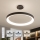 Brilagi - dimmbare LED-Hängeleuchte an Drahtseil FALCON II LED/108W/230V 3000-6500K Ø 80 cm schwarz + Fernbedienung