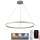 Brilagi - dimmbare LED-Hängeleuchte an Kabel CIRCLE LED/55W/230V 3000-6500K Ø 80 cm weiß + Fernbedienung