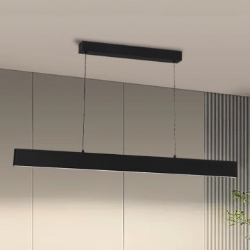 Brilagi - Dimmbare LED-Hängeleuchte SLIMLINE LED/40W/230V 3000-6000K schwarz + Fernbedienung