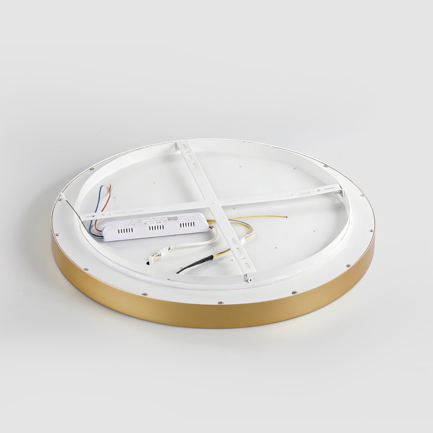 Brilagi - LED-dimmbare Deckenleuchte GLASS POOL DOUBLE LED/60W/230V 3000-6000K 50 cm gold + Fernbedienung