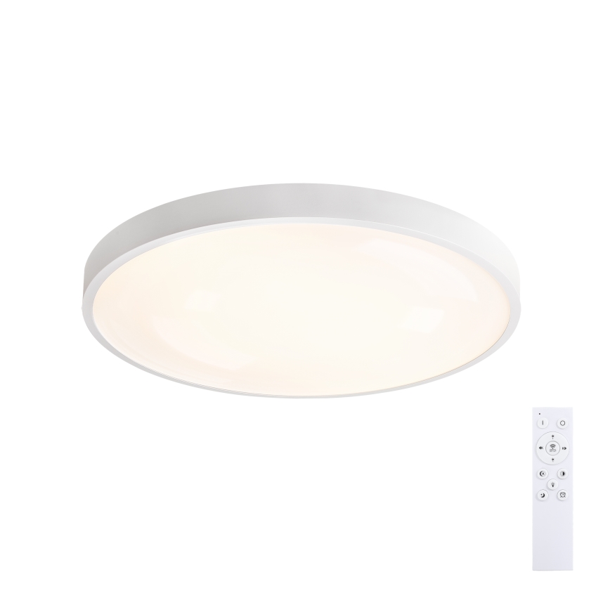 Brilagi - LED dimmbare Deckenleuchte GLASS POOL DOUBLE LED/60W/230V 3000-6000K 50 cm weiß + Fernbedienung