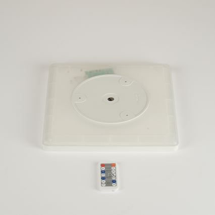 Brilagi - Dimmbare LED-Leuchte mit Bewegungs- und Dämmerungssensor ULTRA SLIM LED/18W/230V 30x30 cm + Fernbedienung