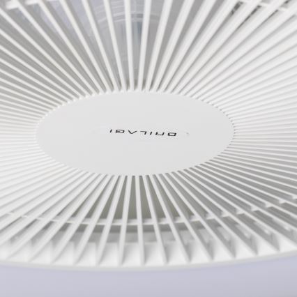 Brilagi - Dimmbare LED-Leuchte mit Ventilator AURA LED/38W/230V weiß + Fernbedienung
